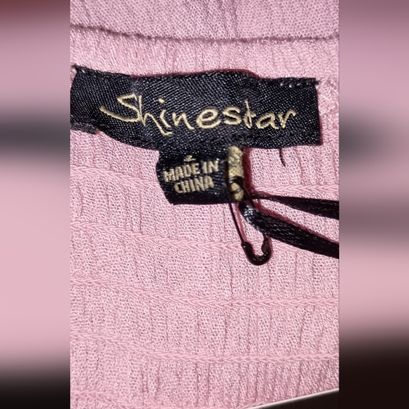 Shinestar brand tiered Maxi Sundress Size Large New With Tags - Picture 6 of 9